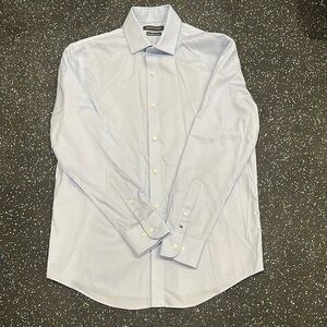 Tommy Hilfiger Blue Classic Fit Stretch Button down